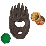 Design Toscano Forest Bear Grizzly Paw Bottle Opener