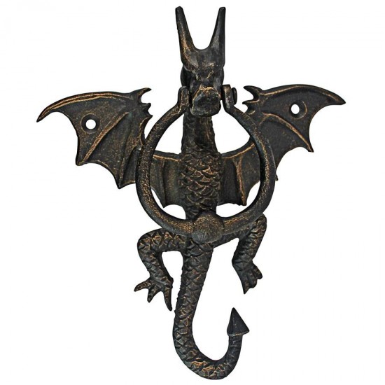 Design Toscano Tintagel Dragon Door Knocker