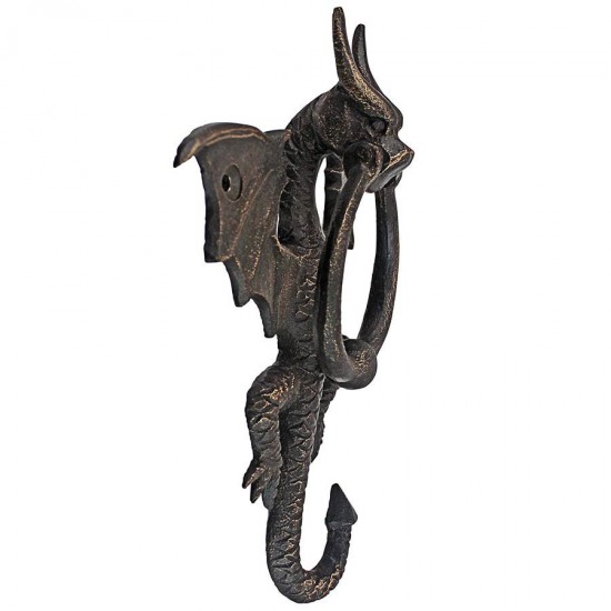 Design Toscano Tintagel Dragon Door Knocker