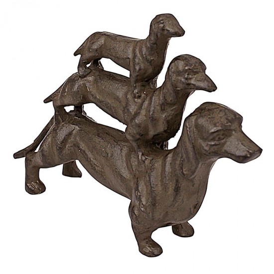 Design Toscano Stacked Dachshunds Statue