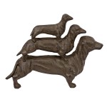 Design Toscano Stacked Dachshunds Statue