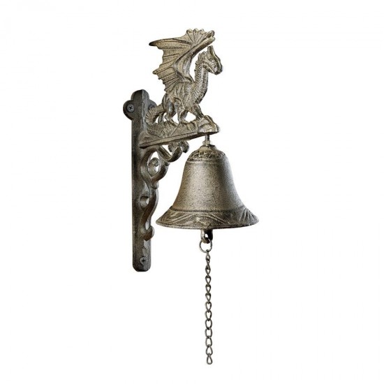 Design Toscano Dragon Of Murdock Manor Iron Bell
