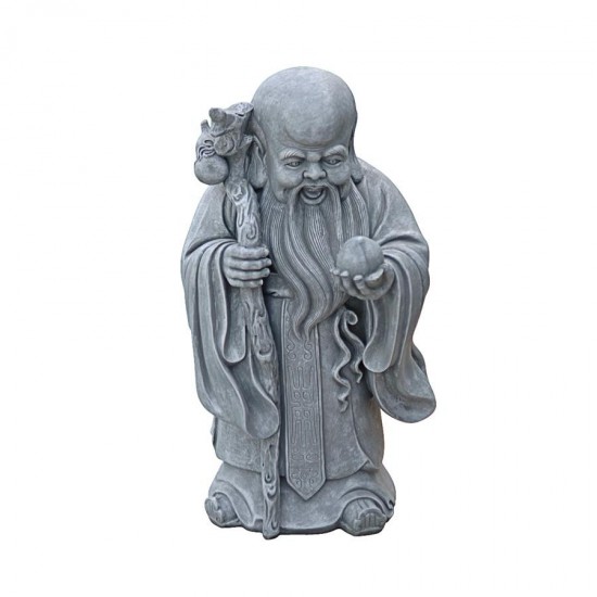 Design Toscano Shou Xin Gong God Of Longevity Statue