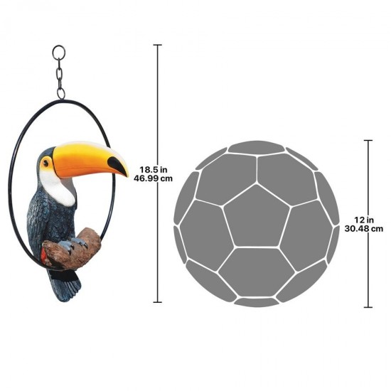 Design Toscano Touco The Toucan On Ring Statue