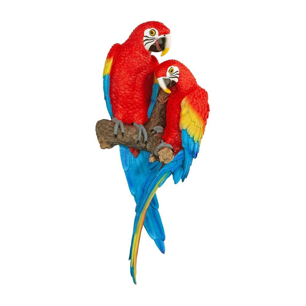 Design Toscano Tropical Scarlet Macaws