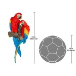 Design Toscano Tropical Scarlet Macaws