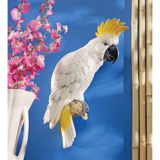 Design Toscano Sulphur Crested Cockatoo