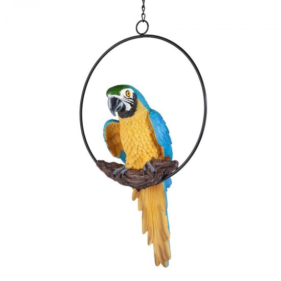 Design Toscano Medium Polly In Paradise Parrot