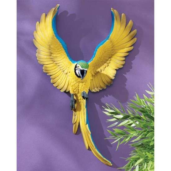 Design Toscano Phineas The Flapping Macaw Plaque