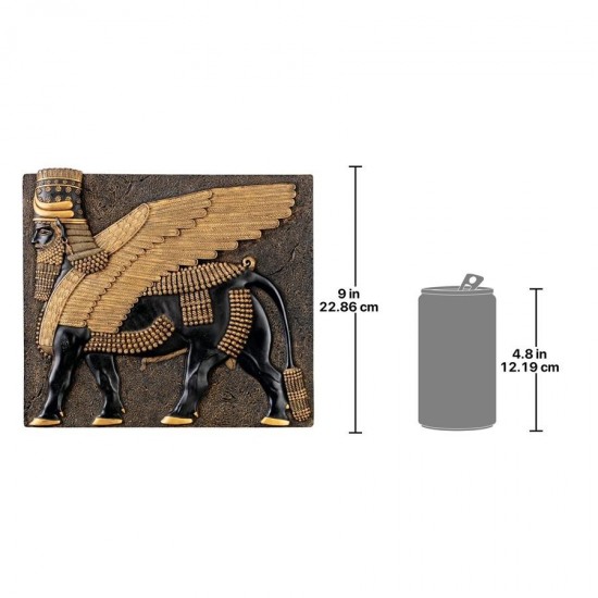 Design Toscano Assyrian Winged Bull Plaque