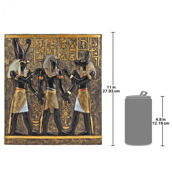 Design Toscano Rameses I Between Horus & Anubis Plaque