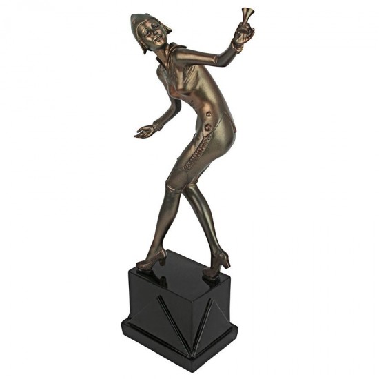 Design Toscano Art Deco Harlequin Dancer Statue