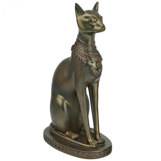 Design Toscano Large Bastet Cat Goddess Of Ancient Egypt Statue