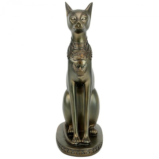 Design Toscano Large Bastet Cat Goddess Of Ancient Egypt Statue