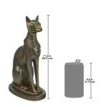 Design Toscano Large Bastet Cat Goddess Of Ancient Egypt Statue