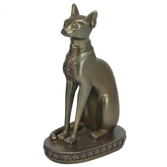 Design Toscano Medium Bastet Cat Goddess Of Ancient Egypt Statue