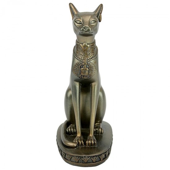 Design Toscano Medium Bastet Cat Goddess Of Ancient Egypt Statue