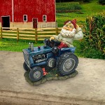 Design Toscano Plowing Pete On His Tractor