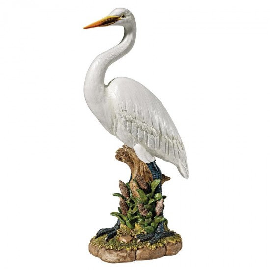 Design Toscano Great White Egret Statue