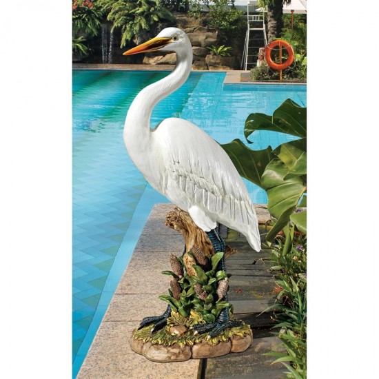 Design Toscano Great White Egret Statue