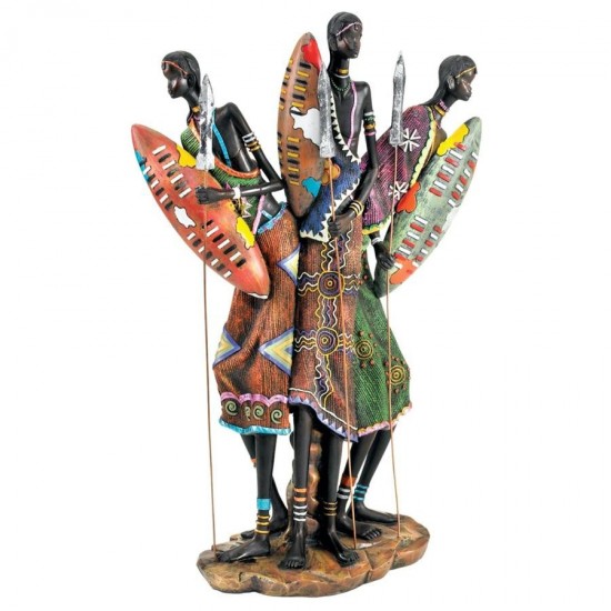 Design Toscano Zulu Warriors Of South Africa