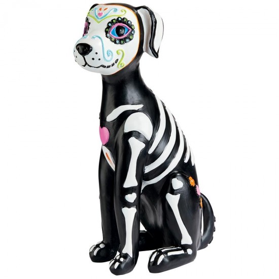 Design Toscano Dia De Los Muertos El Perro Skeleton Dog