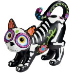 Design Toscano Dia De Los Muertos Gatto Skeleton Cat