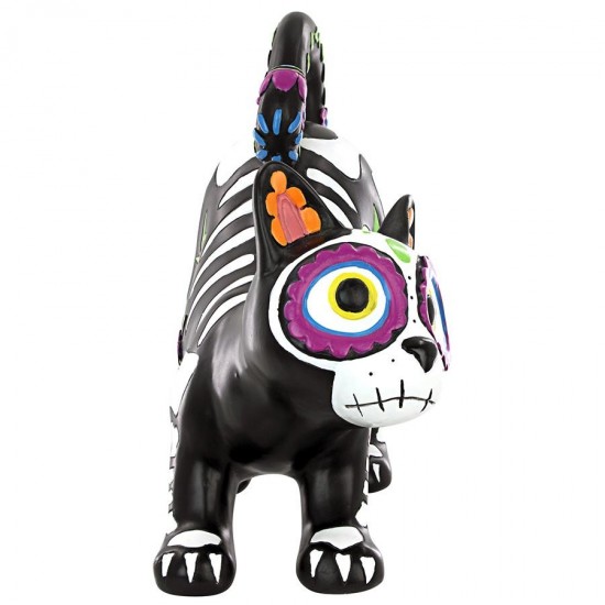 Design Toscano Dia De Los Muertos Gatto Skeleton Cat