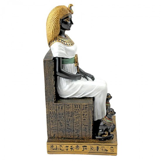 Design Toscano Queen Cleopatra On Throne Statue