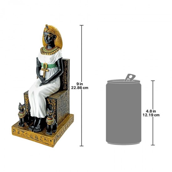 Design Toscano Queen Cleopatra On Throne Statue