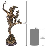 Design Toscano Flying Mercury Statue