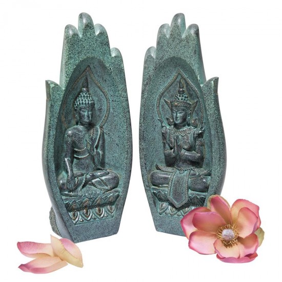 Design Toscano Namaskara Mudra Buddha Hands Statue