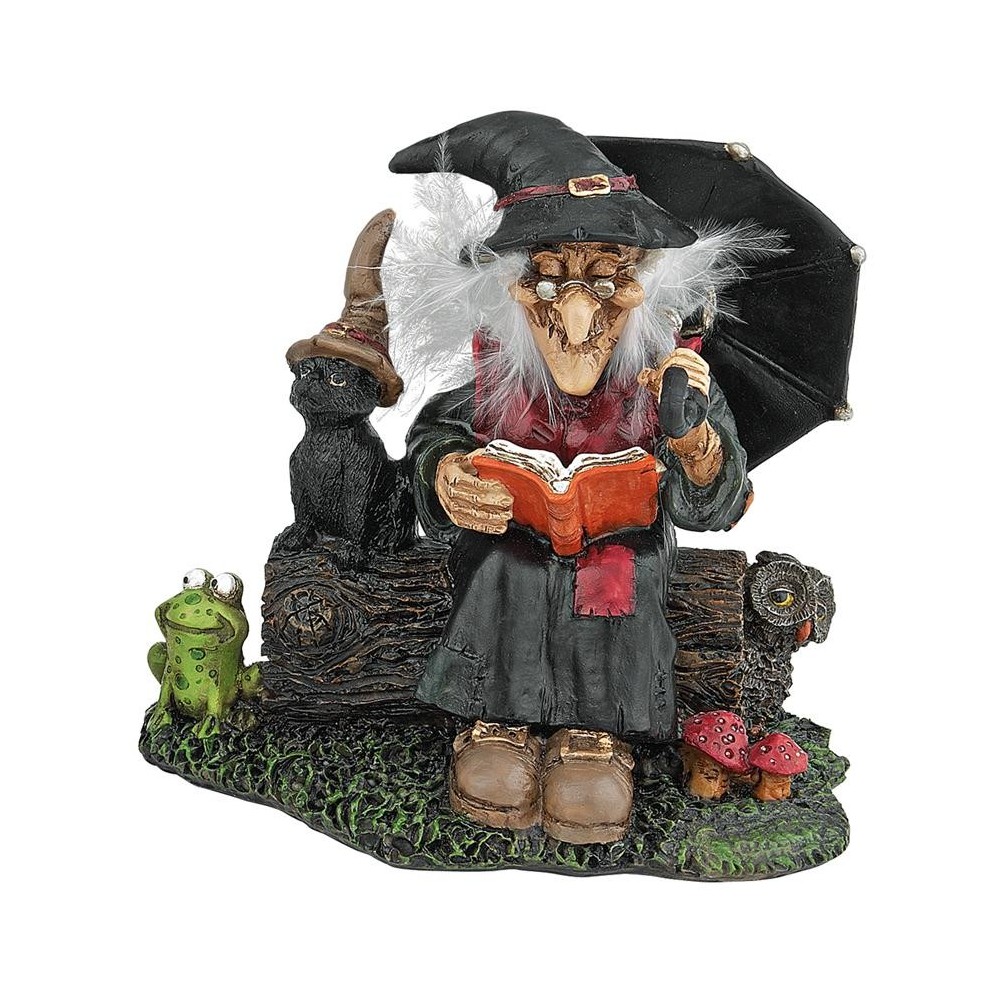 Design Toscano Book Of Spells Witch Statue Design Toscano Book Of Spells Witch Statue