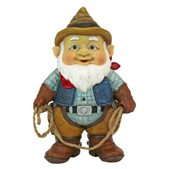 Design Toscano Country Cowboy Klaus Gnome Statue