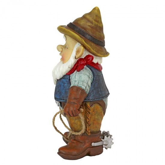 Design Toscano Country Cowboy Klaus Gnome Statue