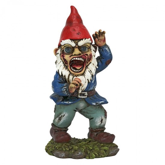 Design Toscano Attack Of The Dead Zombie Gnome Statue