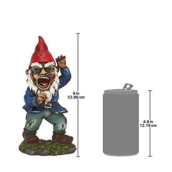 Design Toscano Attack Of The Dead Zombie Gnome Statue