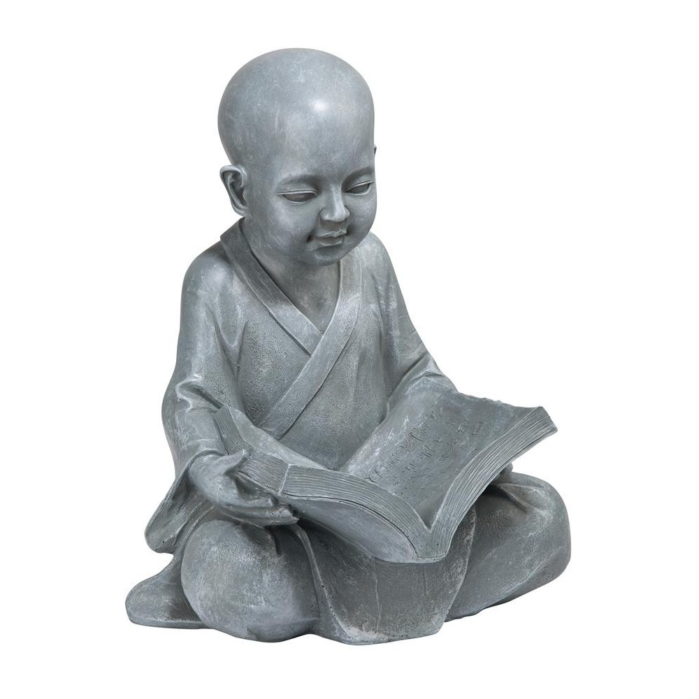 Design Toscano Baby Buddha Studying Statue