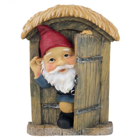 Design Toscano Door Gnome Tree Sculpture