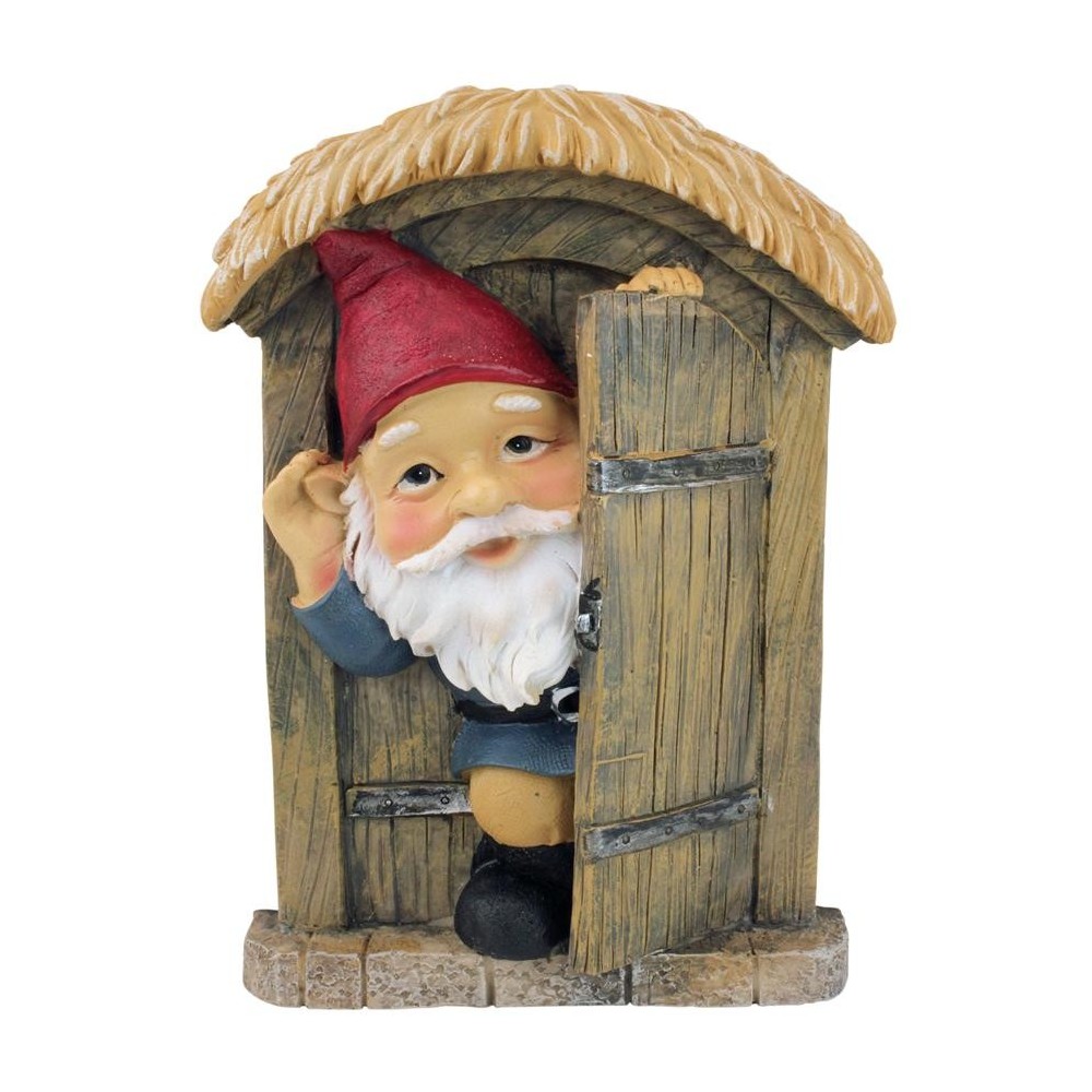 Design Toscano Door Gnome Tree Sculpture