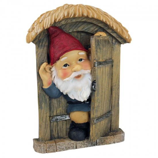 Design Toscano Door Gnome Tree Sculpture