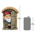 Design Toscano Door Gnome Tree Sculpture