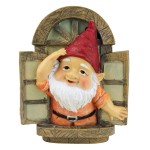 Design Toscano Window Gnome Tree Sculpture