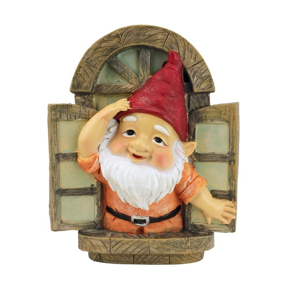 Design Toscano Window Gnome Tree Sculpture