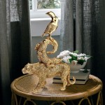 Design Toscano Exotic Trio Stacked Animal Statue