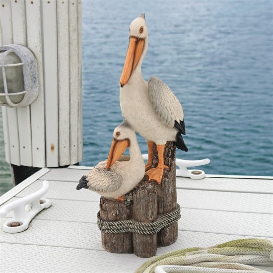 Design Toscano Oceans Perch Pelican Statue