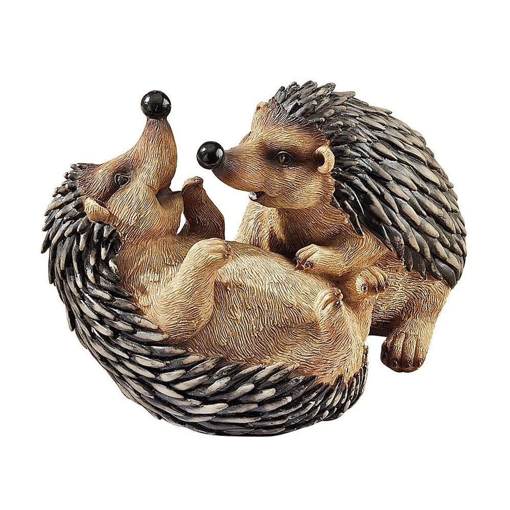 Design Toscano Hyper Hedgehogs Statue