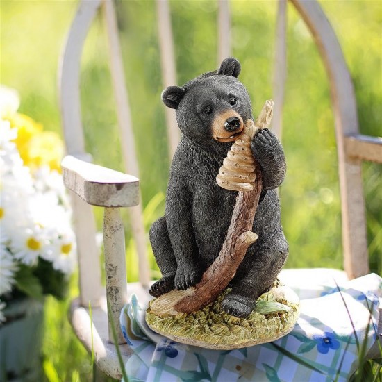 Design Toscano Honey The Curious Bear Cub