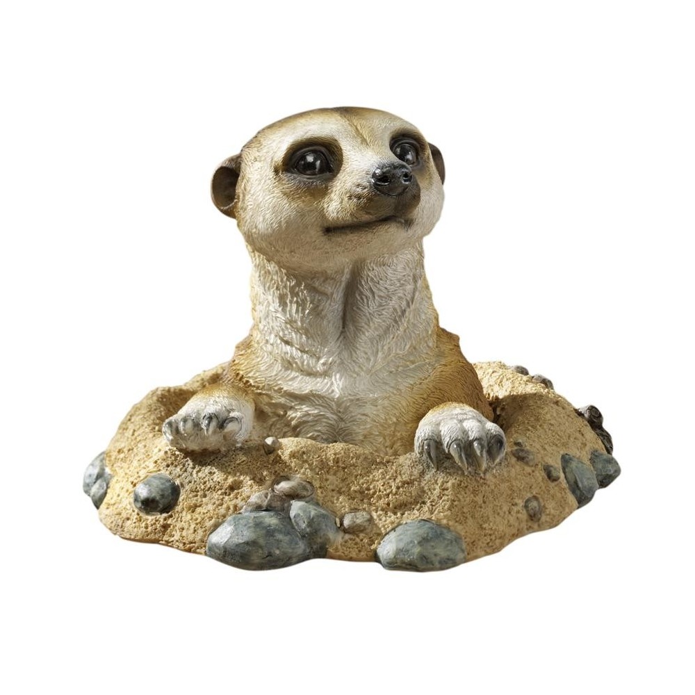 Design Toscano Meerkat Out Of Hole