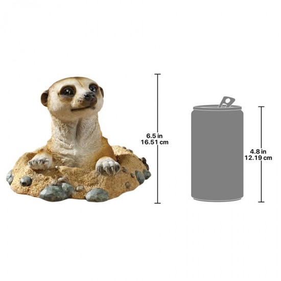 Design Toscano Meerkat Out Of Hole